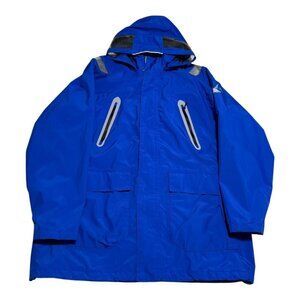 Nautica 30th Anniversary Sea Wall Parka Blue Polyester Jacket Adult‎ 2XL